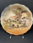 Antique Royal Doulton Porcelain Rustic England Bowl With Scalloped Rim. D.5694. Fixed Price $59.95.