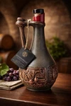 Georgian Ceramic Clay Wine Bottle/decanter VESSEL-3D Design With Handle. Fixed Price $17.70.