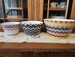 Missoni For Target 3PC Stoneware Serving Set Nesting. Fixed Price $140.00.