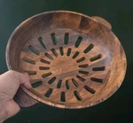 Hearth & Hand With Magnolia, 42OZ Round Wooden Harvest Bowl (mango Wood). Fixed Price $37.99.