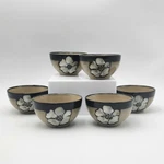 Set Of 6 Pfaltzgraff Painted Poppies Fruit Berry Dessert 4.25" Bowls. Fixed Price $44.50.