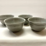 Nwot Pottery Barn Cambria Gray Soup/cereal Bowls, Portugal, Set Of 6. Fixed Price $38.00.