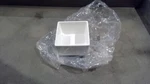 Tablecraft CW4000BR .75 Qt Square Bowl, Melamine White. A9. Fixed Price $17.00.