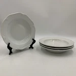Williams Sonoma Pillivuyt Eclectique Soup Cereal Bowls White S/4 8.5" In #D348. Fixed Price $129.66.