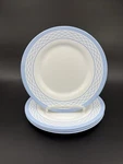 Martha Stewart Everyday France 7.75" Salad/dessert Plates MTW28 Blue Bands 4. Fixed Price $14.99.