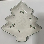 Mikasa Fine Porcelain DB901 Ribbon Holly Christmas Tree Candy Dish 7. Fixed Price $9.99.
