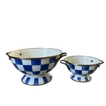 New Mackenzie-childs Royal Check Simply Almost Everything Bowls, Set Of 2. Fixed Price $199.00.
