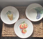 Williams Sonoma Jardin Potager Individual Pasta Bowls Set Of 3 Italy Replacement. Fixed Price $120.00.