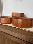Dansk Teak Wood Bowls- Set Of 4. Fixed Price $59.95.