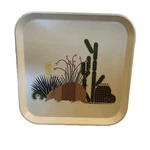 Armadillo Desert Cactus Camtray Cambro Usa Charley Harper Todd Oldham Fishs Eddy. Fixed Price $55.00.