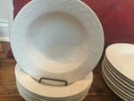 New - Set Of 4(OR3) Sango Garland #8837 Rim Soup Bowls 7/8 Leaf Pattern. Fixed Price $36.79.