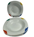 Set 4 Sakura Montego Bay Soup Bowls Christopher Stuart Collection M2503. Fixed Price $29.99.