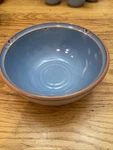 Noritake 8678 Blue Adobe 7-3/4" Mixing Serving Bowl Japan Nicely Preserved. Fixed Price $18.00.