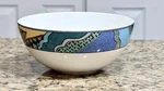 Vintage Christopher Stuart Optima Rave HK100 8-5/8 Serving Bowl Geometric. Fixed Price $33.00.