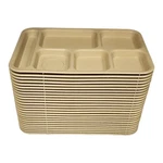 Cambro PS1014161 6-COMPARTMENT Lunch Tray 10"X14.5" Camping Bbq 24 Pack. Fixed Price $64.26.
