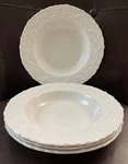 Set Of Wedgwood Ralph Lauren Claire Soup/pasta/cereal Bowls 9 1/4 England. Fixed Price $89.99.