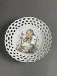 J Hummel Mini Reticulated Lace Bowl Shape He Loves Vintage Porcelain. Fixed Price $8.00.