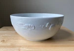 Apilco Ocean 9 5/8" Salad Serving Bowl - France Euc. Fixed Price $135.00.