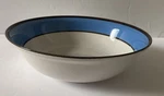 Quart Nitto Heather Stone Blue Lagoon 9678 Serving Bowl 1/2 Round. Fixed Price $12.00.