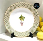 1 Williams Sonoma Limone Pasta Bowl 8.25" New Porcelain Lemon Tree Summer. Fixed Price $49.99.