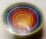 Gibson Elite Melamine Mixing Bowl Set, 6-PC Vintage Assorted Colors & Sizes, New. Fixed Price $129.99.