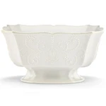 Lenox French Perle Footed Centerpiece Bowl, White -. Fixed Price $114.89.
