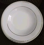 Royal Doulton Platinum Rim Soup Bowl SET/6 Fine Bone China Dinnerware New. Fixed Price $34.99.