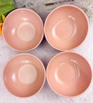 Vintage Set Of 4 Dallas Ware #B-79 Peachy 5-1/2 Melamine Bowls Cereal/soup. Fixed Price $9.99.