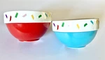 Tag Ice Cream Bowls Retired Design Set Of Two (2) Sprinkles Motif Blue. Fixed Price $17.00.
