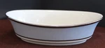 Lenox Blue Frost 10 1/4" Oval Bowl. Fixed Price $74.25.