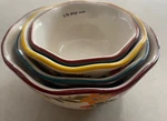 Pioneer Women Autumn Harvest Nesting Measuring Cups/bowls Set Of 4. Fixed Price $18.00.