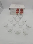 12 Libbey Just Desserts Mini Flare 2.7OZ Glass Bowls Only. Pre-owned. No Spoons.. Fixed Price $15.33.