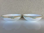 Lenox British Colonial Collection Bamboo Fruit Dessert Bowls Set 2 Excellent. Fixed Price $45.00.