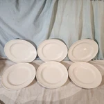Steelite, Folio Alpha Ceram Dinner Plates, Set Of 6, Made England, Nice!. Fixed Price $79.99.