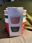Hallmark Channel 4 Melamine Popcorn Bowls Authentic New. Fixed Price $27.00.