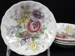 Johnson Brothers Sheraton Floral Center Group Of 4 Fruit Bowls. Fixed Price $33.05.