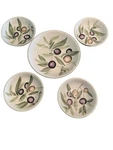 Pier 1 Imports Sorrento Pasta Set Serving And 4 Bowls New Box. Fixed Price $49.99.