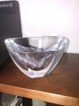 Orrefors "mirror" Full Lead Made In Sweden Clear Crystal By Erika Lagerbielke. Fixed Price $65.00.