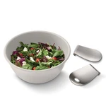 Joseph Uno Salad Bowl & Server Set Stone 20155. Fixed Price $63.59.