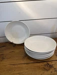 Gordon Ramsay Royal Doulton Beige Maze Pasta Bowls 9 1/2 Set Of 4 (2 Avail). Fixed Price $42.99.