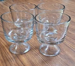 Set Of *4* Anchor Hocking Presence Mini Trifle Footed 10OZ Dessert Bowls. Fixed Price $16.00.