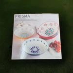 Baum Prisma Dinner Bowl 4 Piece Stoneware Set Paster Cereal Plate Microwave Safe. Fixed Price $38.00.