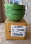 Le Creuset Stoneware 22 Oz Vancouver Soup Cereal Bowls Of 4 Bamboo Green. Fixed Price $89.99.