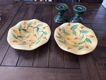 Southern Living Gail Pittman Scalloped Bowl Stand - Set Of 2 Gently Used. Fixed Price $39.00.