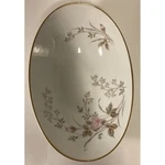 Noritake Luise Oval Serving Bowl 5763 Gold Trim Vtg China Japan. Fixed Price $11.02.