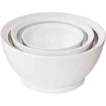 Set Of 3 Calibowl Non-spill, Smart Lip Kitchen 40OZ, 95OZ, 195OZ White. Fixed Price $37.49.