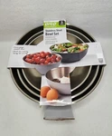 Progressive Prep Solutions 3 Piece Heavy Gage Stainless Steel Bowl Set. Fixed Price $19.50.