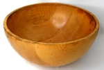 Vtg H.l. Cook Signed 10" Hand Turned Wood Bowl Artisan Spalted Maple Primitive. Fixed Price $28.95.