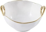 Pampa Bay Snack Bowl With Golden Handles 2659-WG. Fixed Price $19.99.