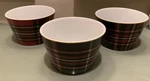 222 Fifth Wexford Porcelain Tartan Flannel Soup Appetizer Bowls - Set Of 3. Fixed Price $32.76.
